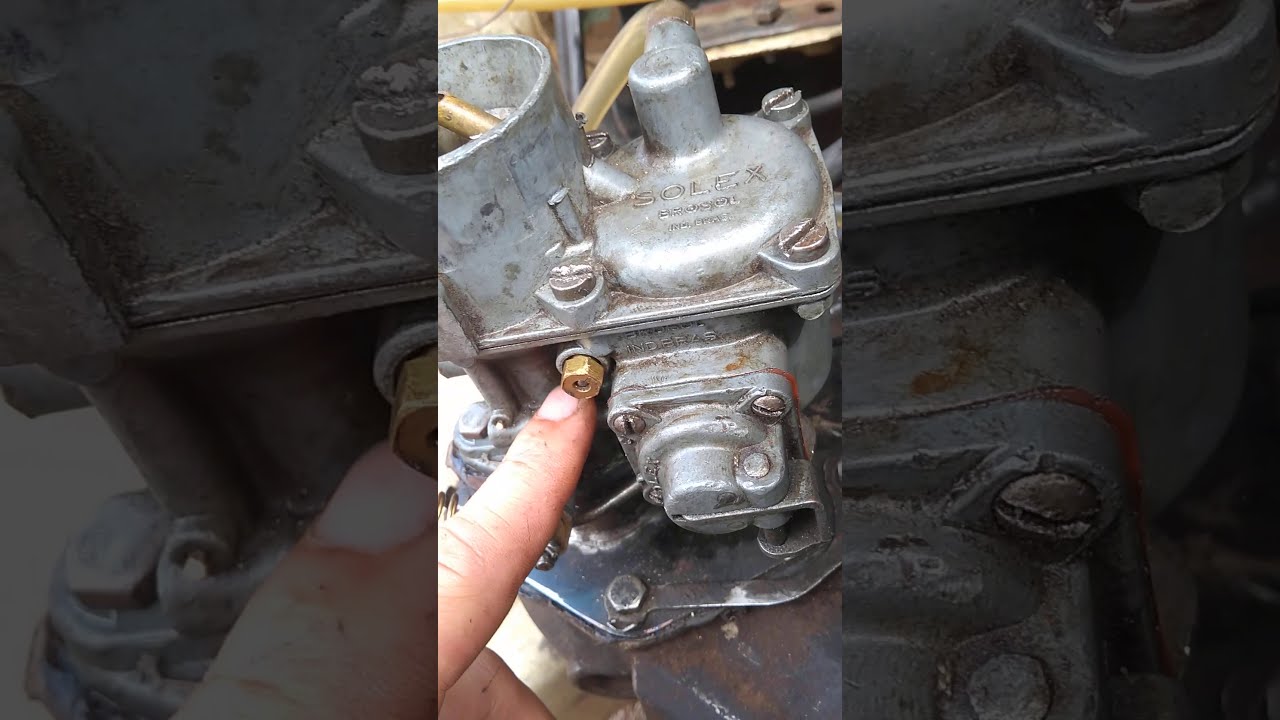 Adaptei  o carburador h30 do Fusca no meu  Santana AP 1.8 a gasolina .