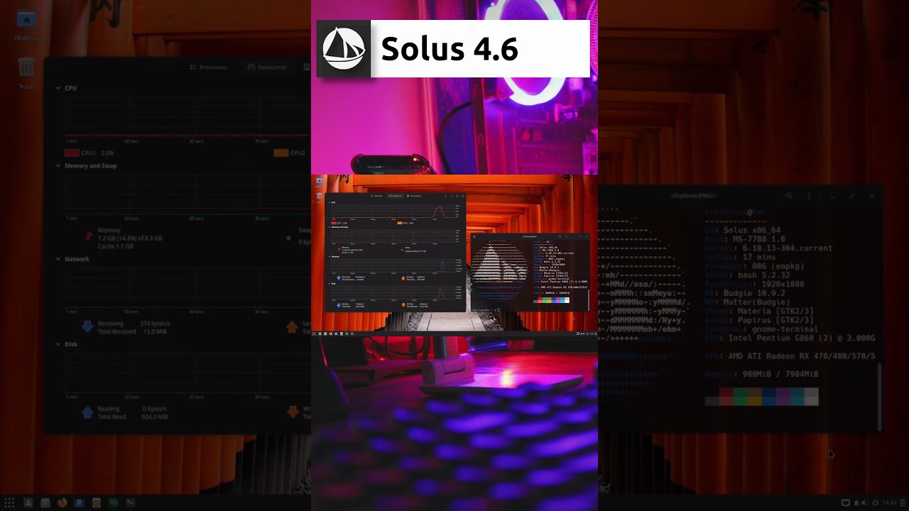 Solus 4.6 Quick Overview #shorts