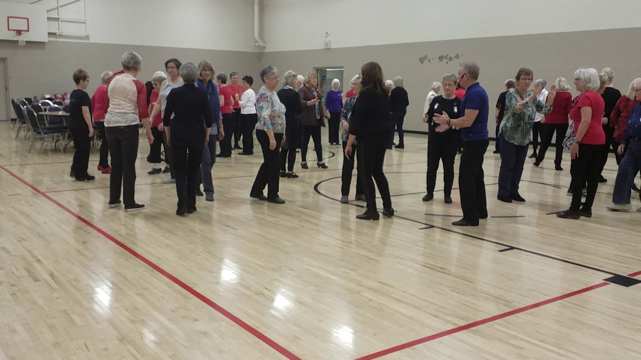 Christmas tree rock contra circle line dance (Tutorial at Christmas party Calgary Canada)