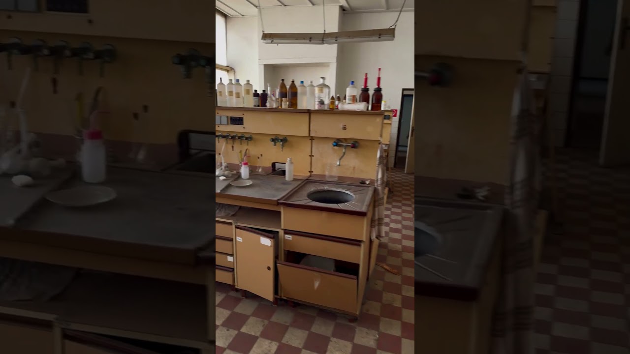 Forgotten Laboratory  #shorts #abandoned #history #urbex #opustene #exploration
