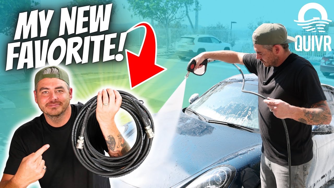 My favorite Pressure Washer hose is here: Introducing the QUIVRflex!