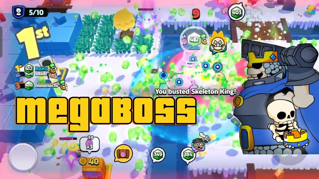 MegaBoss Showdown Finish 👊👊Top 1 ➡️ Squad Busters ❤️#squadbuster #supercell #world #fypシ゚viral #fyp