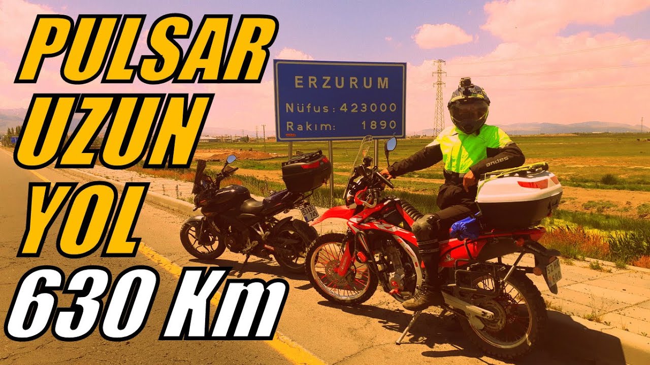 PULSAR İLE 630 KM UZUN YOL || NS 200 İLE ERZURUM TURU