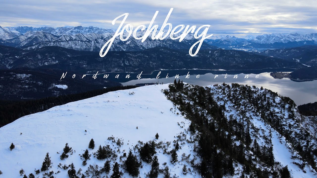 Jochberg wspinanie w lodzie   północna ściana, lewa rynna