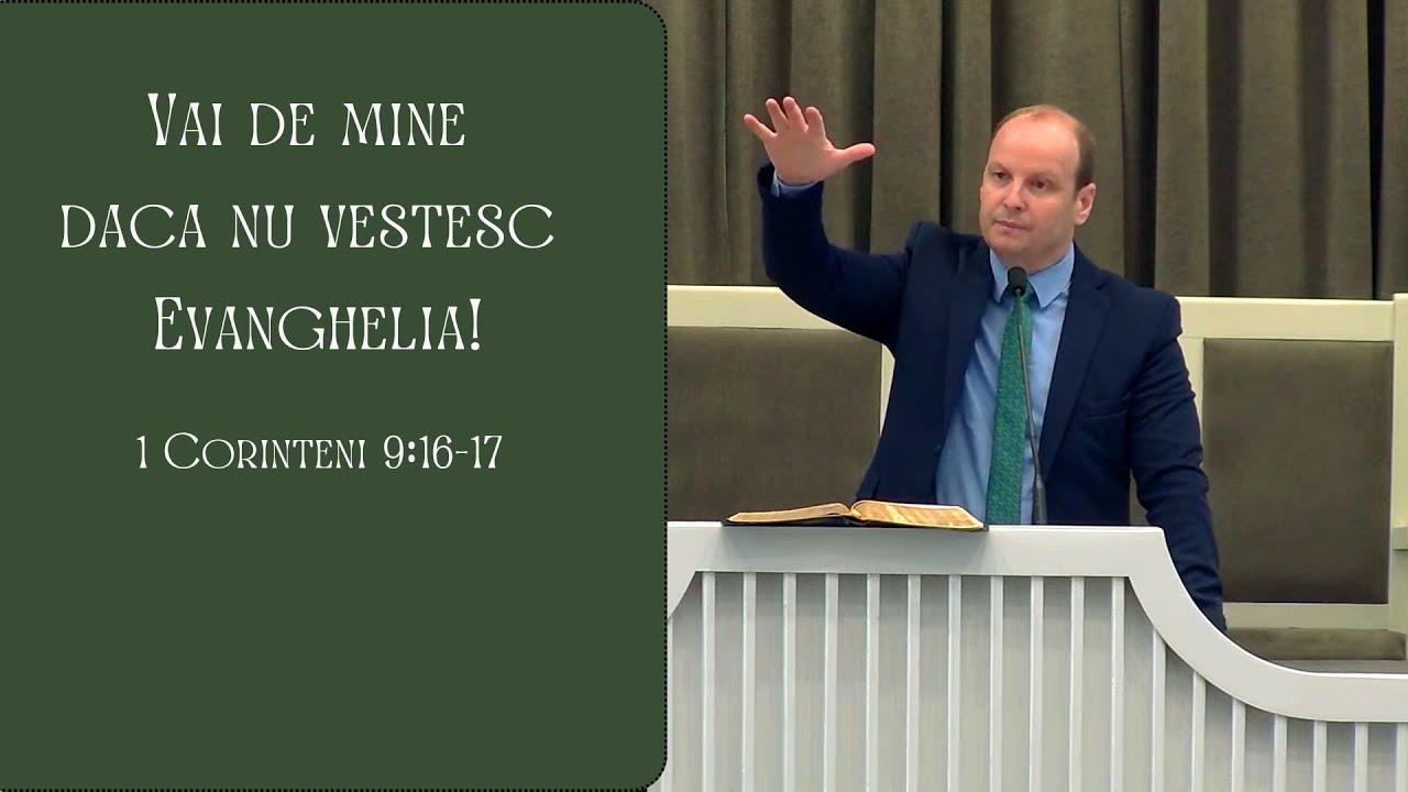 Bebe Ciausu | Vai de mine daca nu vestesc Evanghelia!