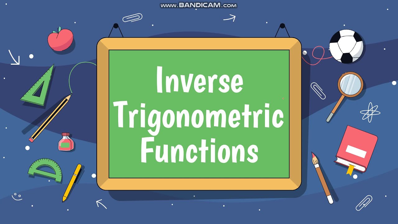 PRECAL - 20 Inverse Trigonometric Functions