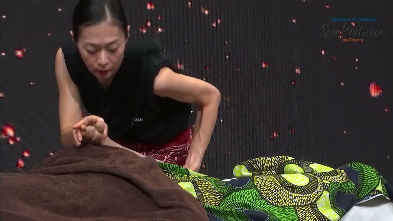 Massage Médaille d'or Freestyle Concours Meilleur Spa Praticien 2024 Kumiko Kayaba