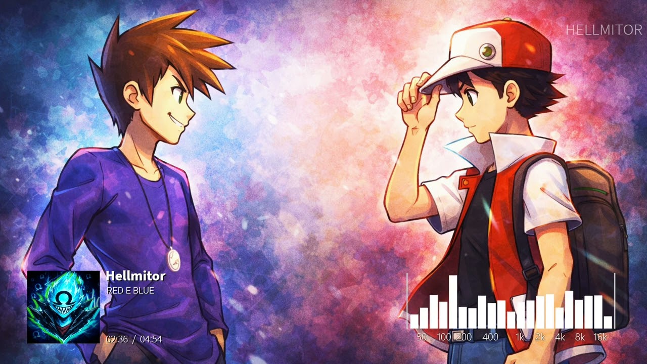 Red e Blue-Hellmitor(Tema de Pokemon Red e Blue com letras)
