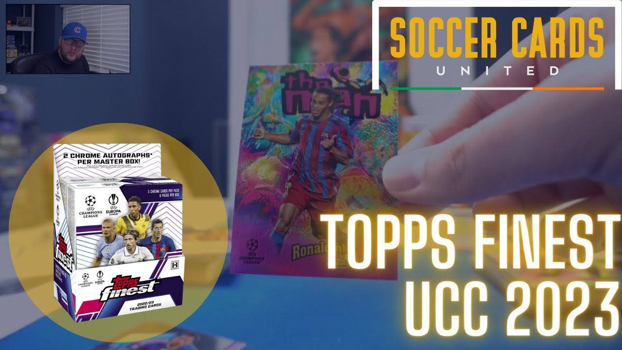 2022-23 Topps Finest UEFA Club Competitions Unboxing And Review | Double Orange Refractor Hit!
