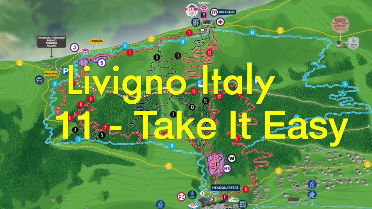 MTB Bikepark Livigno - Blue Trail 11 Take It Easy