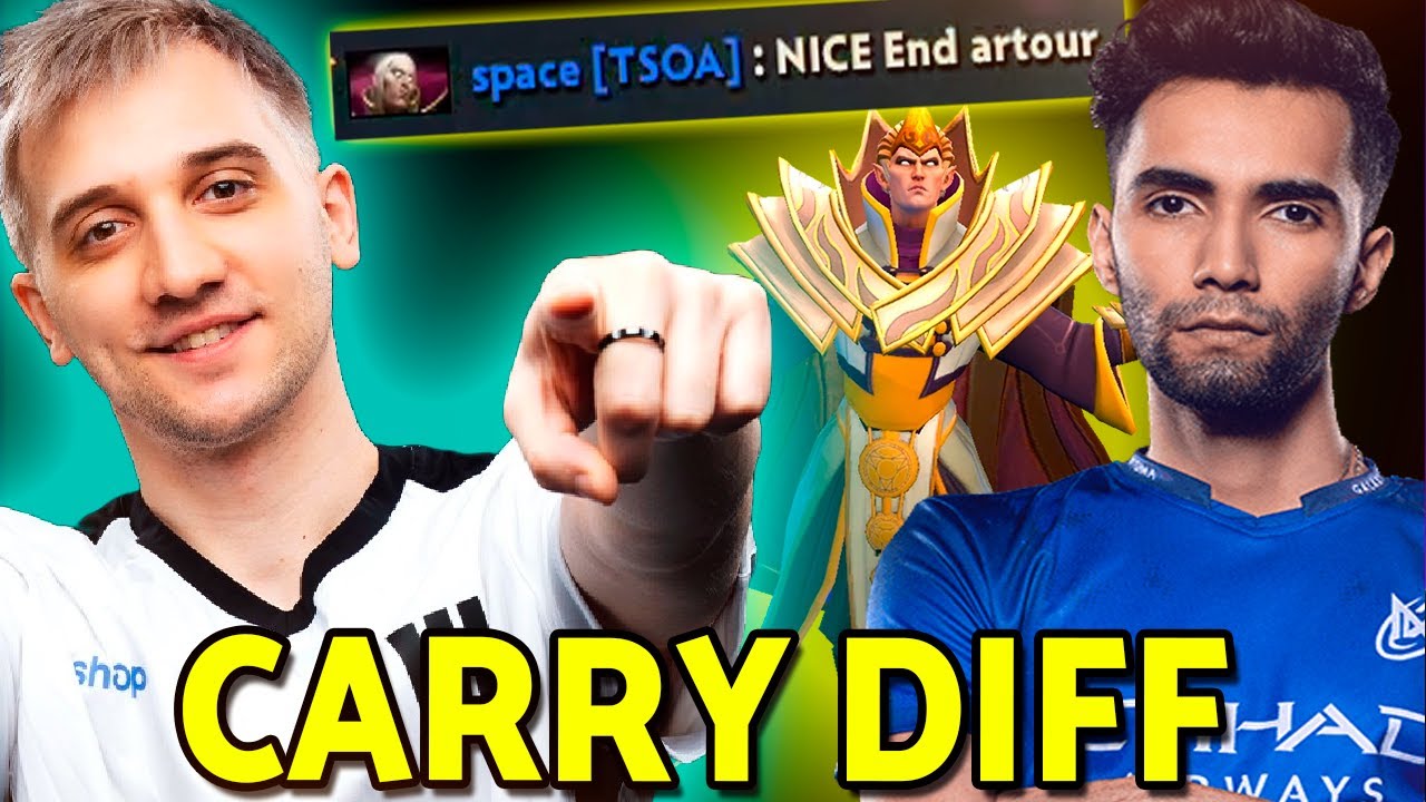 Arteezy Insane COMEBACK against Sumail Invoker! (Crazy END)