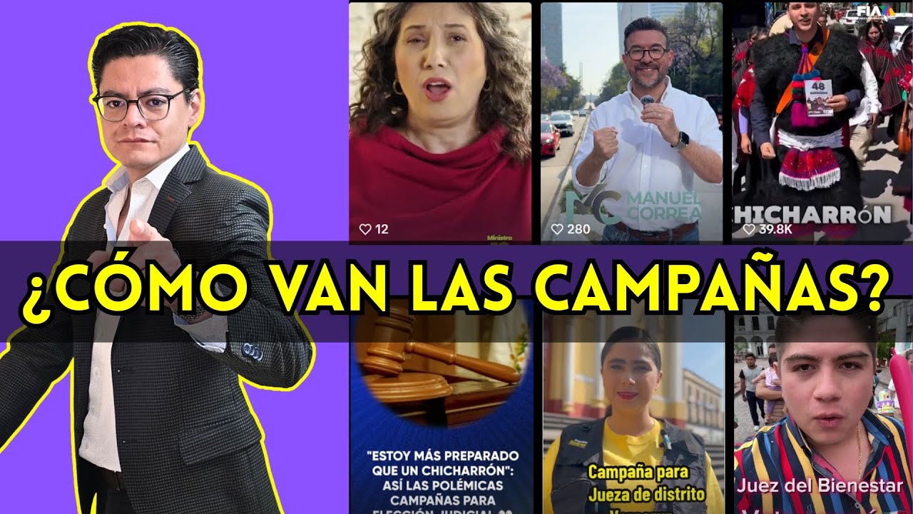 ¿Cómo van las campañas judiciales?