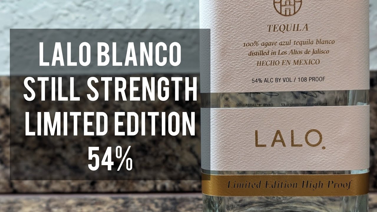 Lalo High Proof Limited Edition 54% abv - Bottle Showcase and Regular 40% abv Comparison