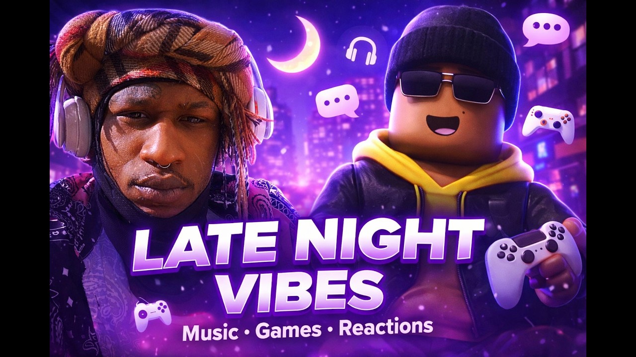 Late Night Vibes w/ G.Blakk 🌙 Music, Games & Reactions | Pull Up & Chat