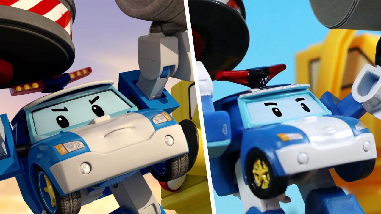 Lifty'nin Büyük Kaçışı!│Gerçek Hayatta POLI│Çocuklar için Oyuncak│Robocar POLI çizgi film