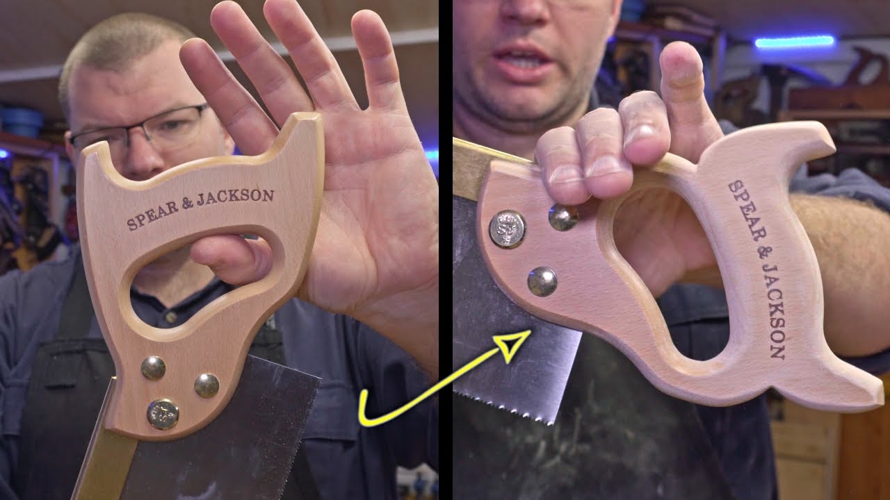 Re-profiling a Mass Produced Saw Handle