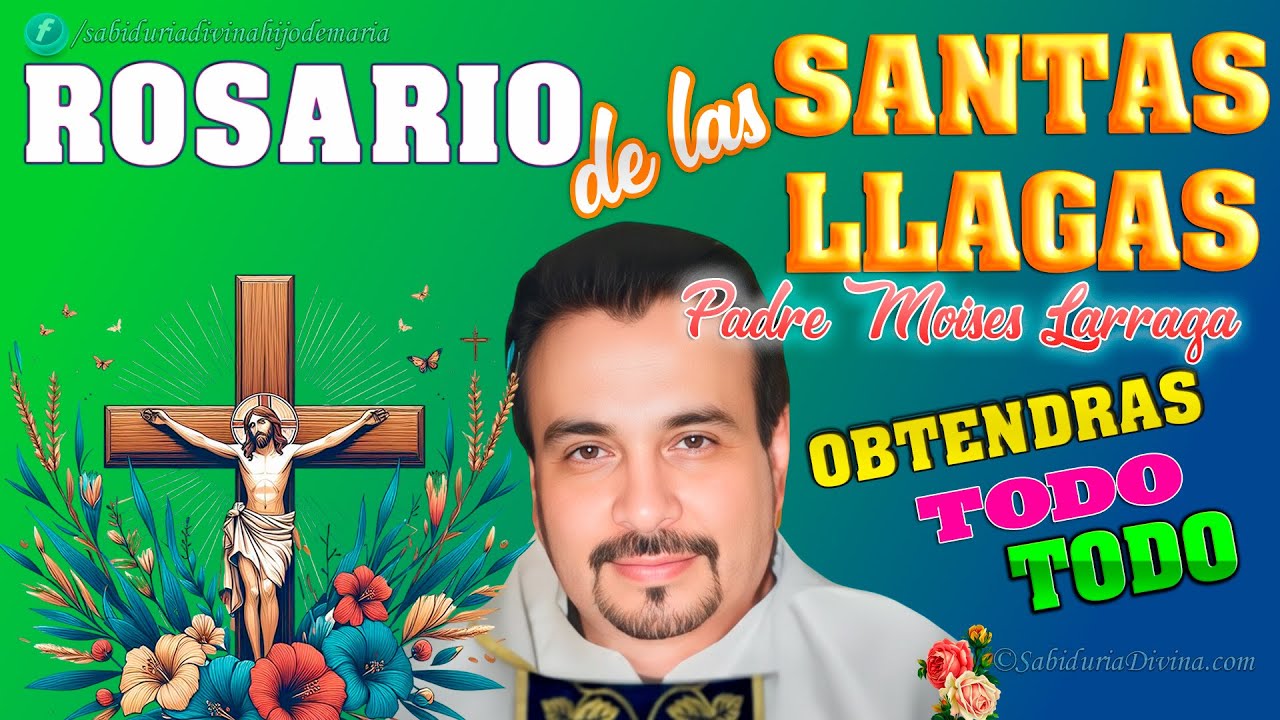 Rosario de las Santas Llagas de Jesucristo Corona de las Llagas de Cristo Jesus Oracion Milagrosa