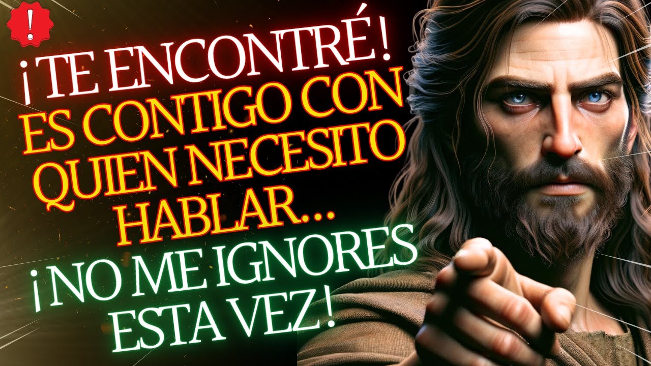 🔴HIJO, NECESITO HABLAR CONTIGO AHORA ✝️TIENES UNOS MINUTOS PARA DIOS?💌