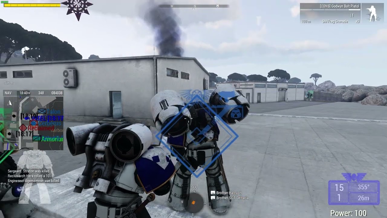 Reclusiarch rolls a 10 and the Brother SGT's game crashes
