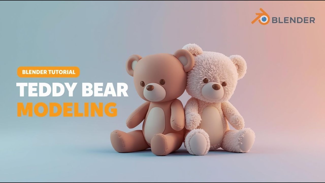 Blender Tutorial | Create a Cute Teddy Bear for Beginners