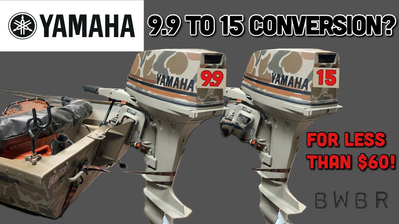 Попытка переделать двигатель Yamaha мощностью 9,9 л.с. в 15 л.с.