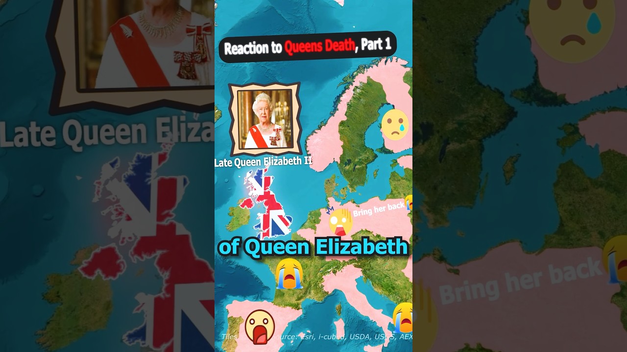 Countries reaction to Queens Death???🇬🇧🤯