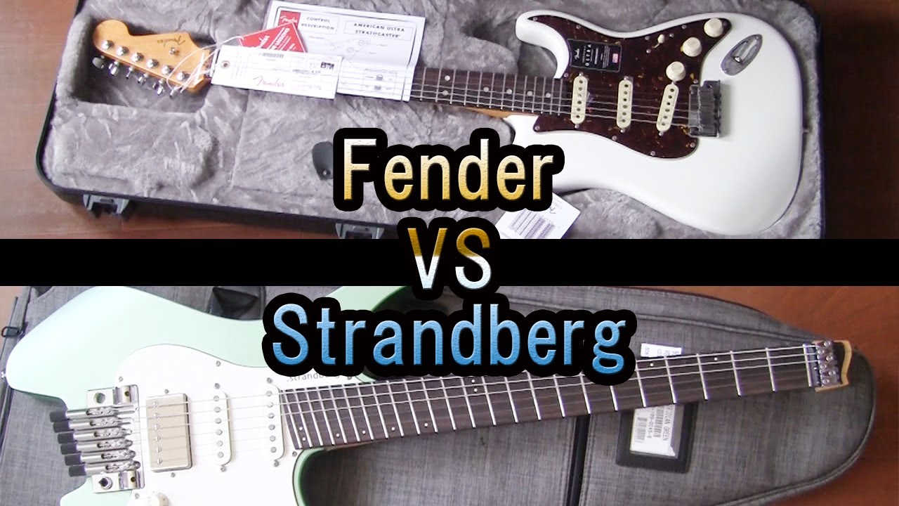 Fender STRATOCASTER Ultra and Stranberg Boden Classic NX Sound Comparison
