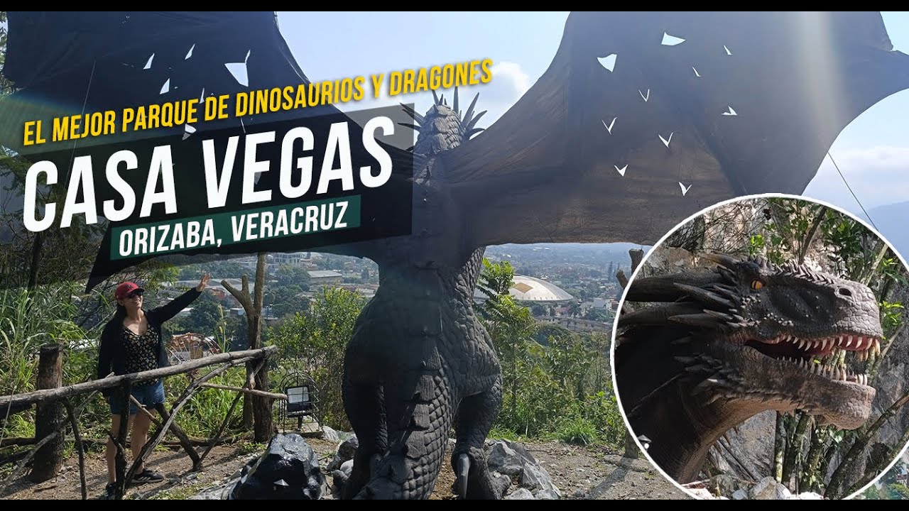 ¡Visitando a Dragones y Dinosaurios en Casa Vegas! El parque con temática medieval en Orizaba 🐲🦖🦕