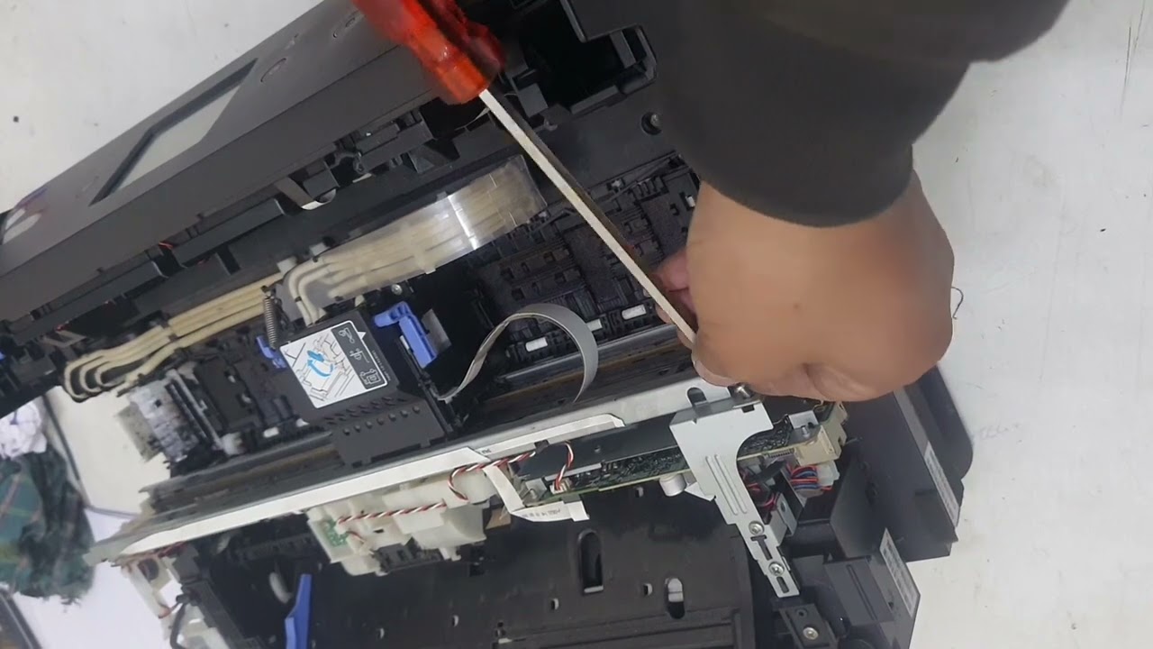 How to resolve carrage lock EpsonL14150 printer # Epson L14150 printer me carrage lock ko kaise thik