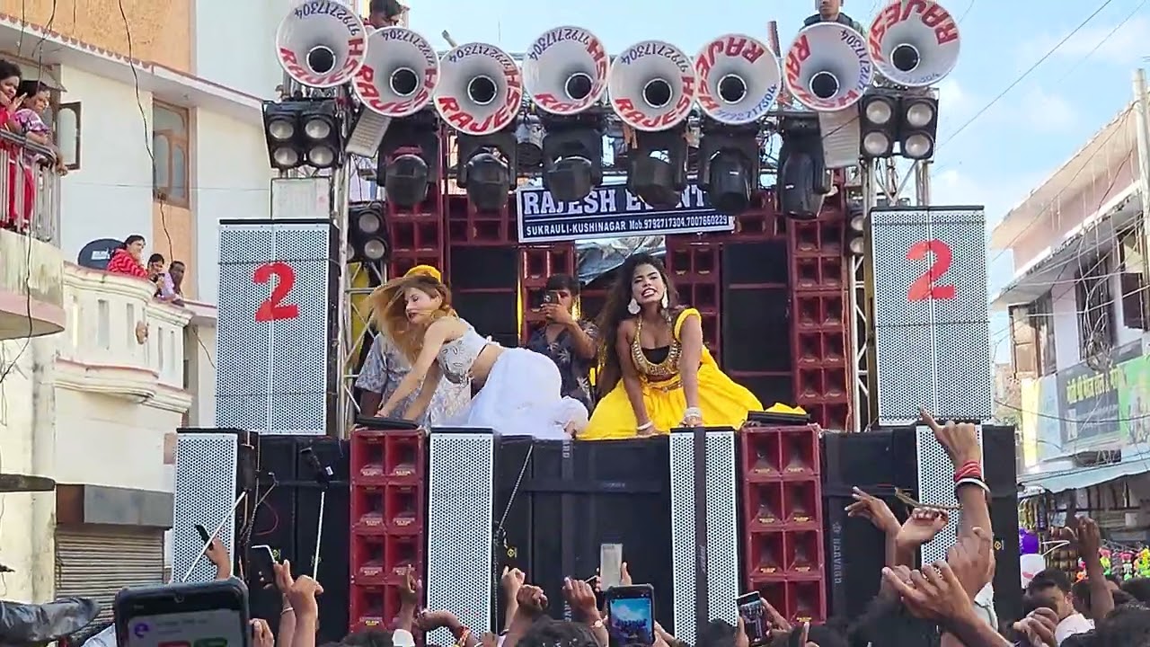 Rajesh Dj Sukrauli ☠️😱 || Dangerous Bess || Doll mela Vlog Tamkuhi Road #2024 #kingvlogsandreview