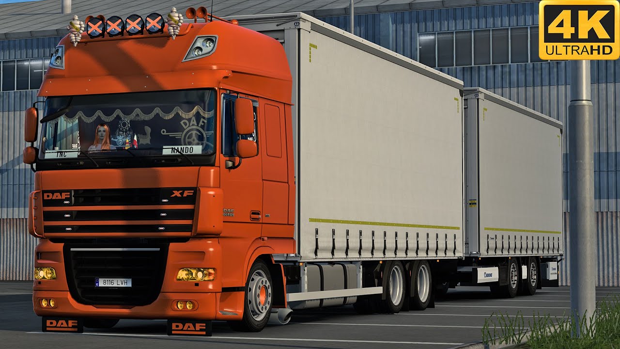 [TS-PC] ETS2 4K | PROMODS | DAF XF105 510 (open pipe) | ALEXANDROUPOLI 🇬🇷 - IOANNINA 🇬🇷