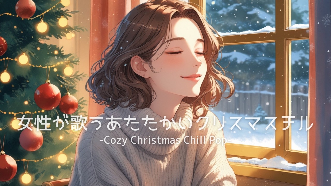 【洋楽】女性が歌うあたたかいクリスマスチルBGM　Cozy Christmas Chill Pop｜Lo-fiチルポップ｜ストレス解消＆集中