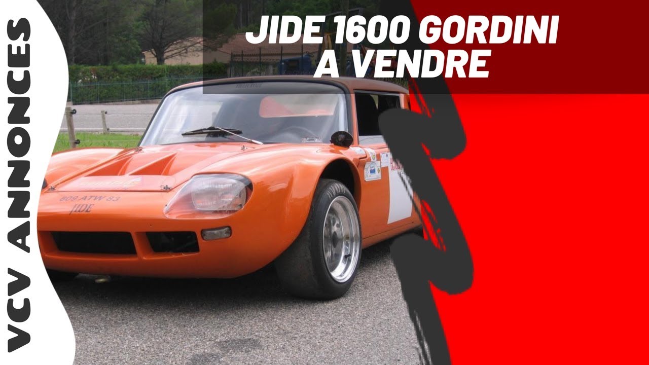 JID&Eacute; RENAULT GORDINI 1600 A VENDRE
