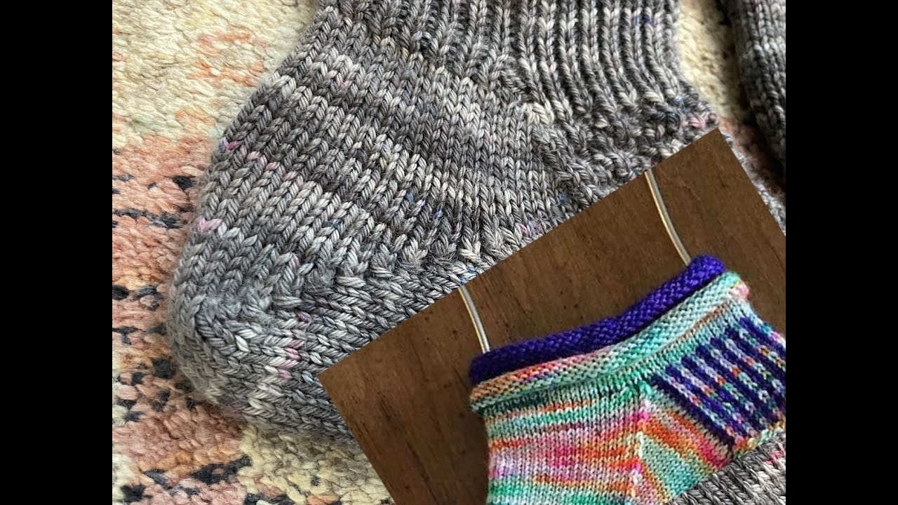 Dvojitý rolovaný okraj a pata Shadow wrap - stream