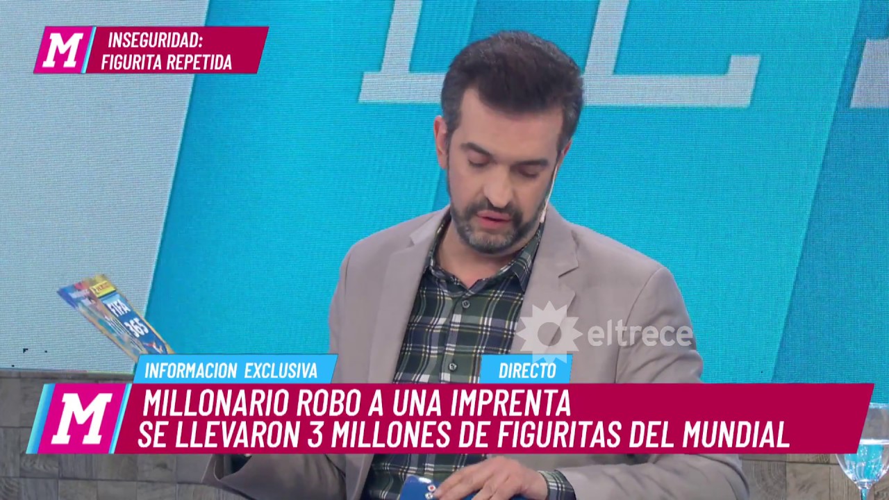 Martín Ciccioli sorprendió a Mariana al mostrar su colección de álbumes de figuritas