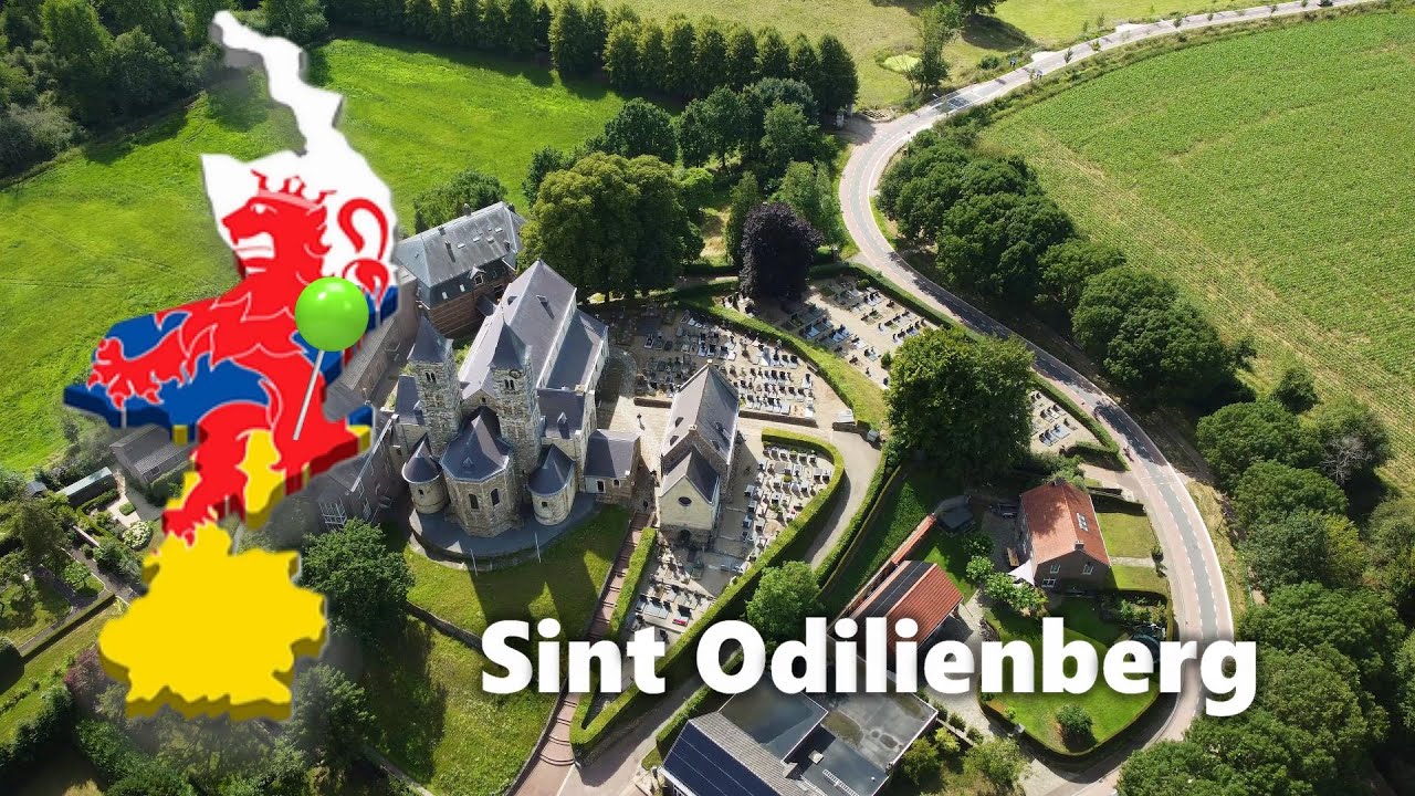 Drone flight at Sint Odilienberg in Roerdalen, Limburg