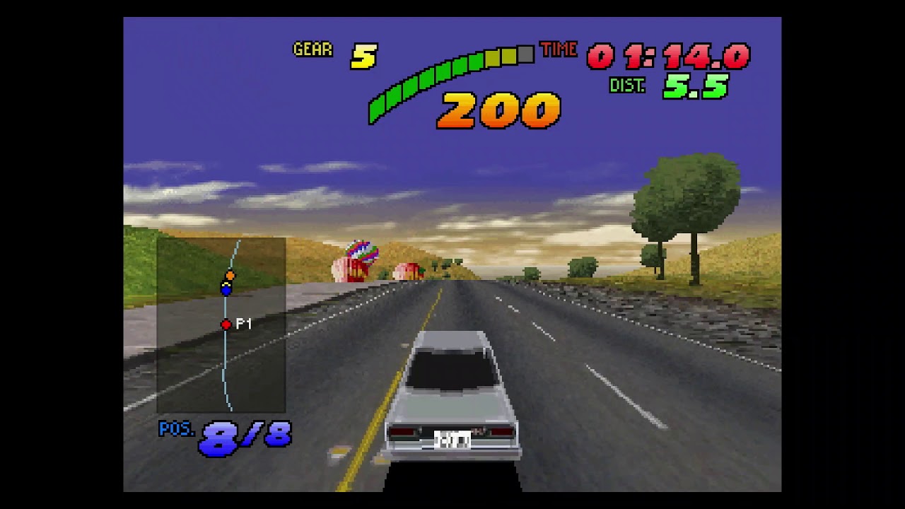 Polymega™ - Nissan Presents Over Drivin' GT-R - Sega Saturn Gameplay