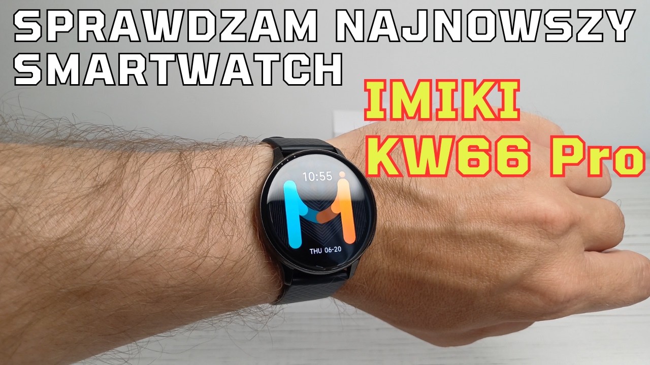 Smartwatch IMIKI KW66 Pro z ekranem Amoled i funkcją prowadzenia rozmów - recenzja /test