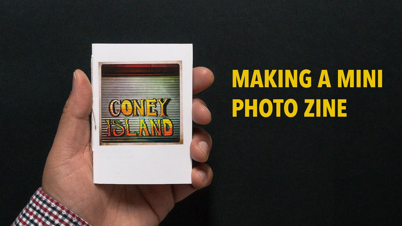 Making A Mini Photo Zine | ASMR