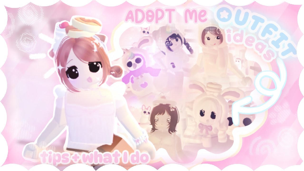 ❤︎  *CUTE* outfits in adopt me !! tips + inspo 𝜗ৎ - 5 outfit ideas // #adoptme #fyp #roblox