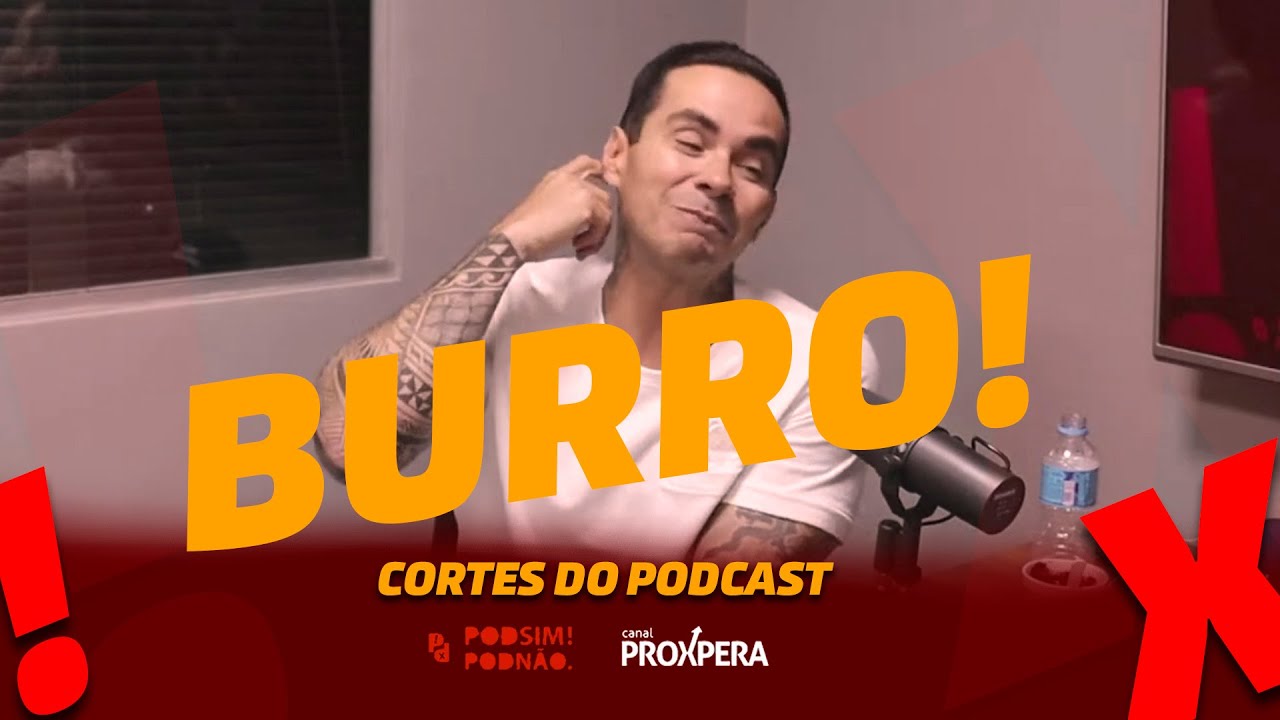 Alexandre Soares já foi chamado de burro - Rodrigo Gomes CORTE PodSIM PodNÃO