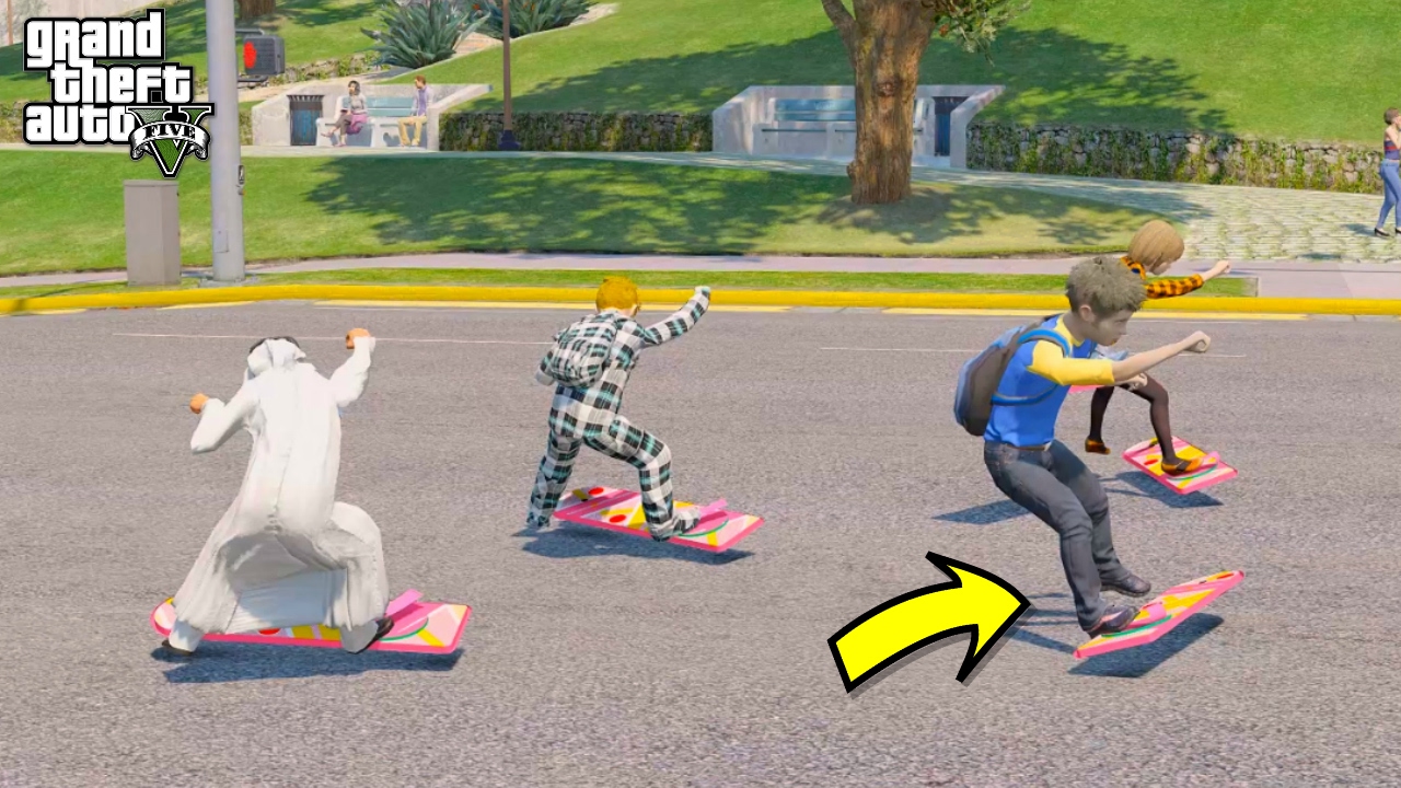 GTA 5 REAL LIFE TEEN MOD #22 OUR NEW HOVERBOARDS!