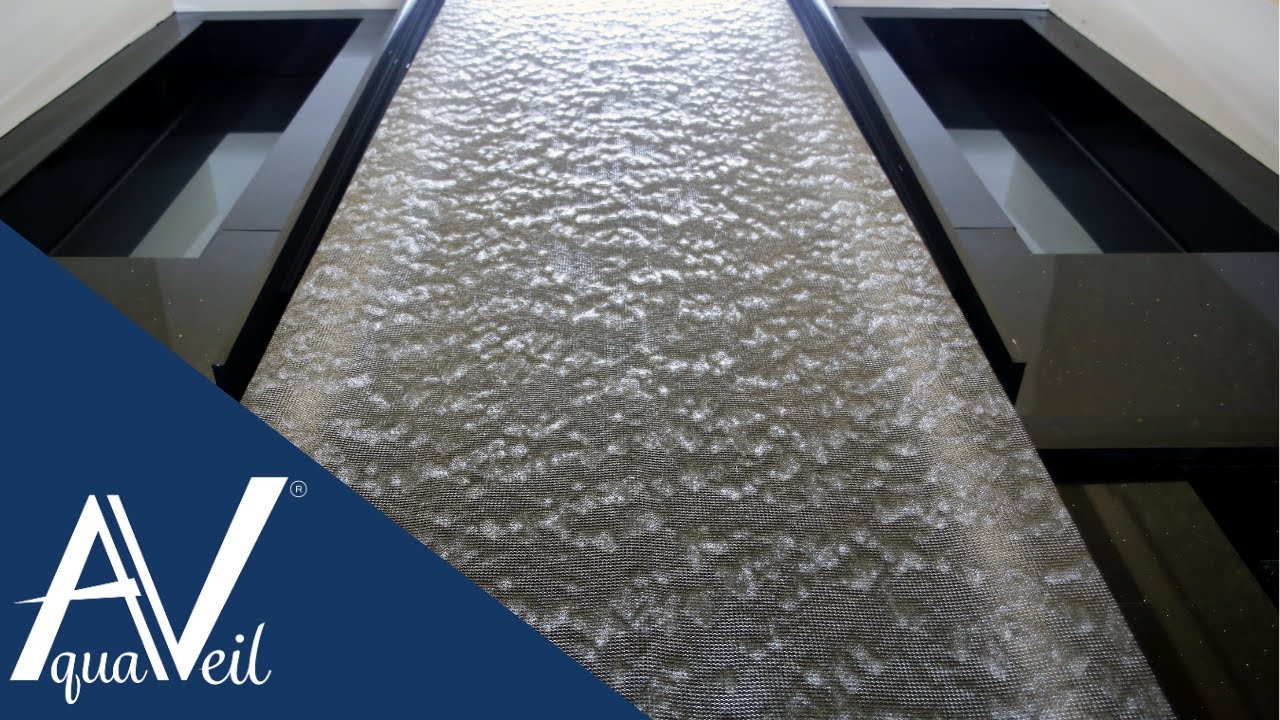 Introducing the AquaVeil® Water Wall | Large Indoor | Wall Mounted