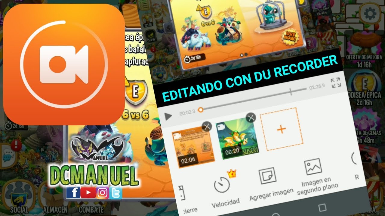 C&Oacute;MO EDITAR CON DU RECORDER [EDIT COMPLETA PASO A PASO] | DCMANUEL