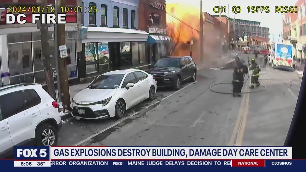 Gas explosion next to daycare in Southeast DC