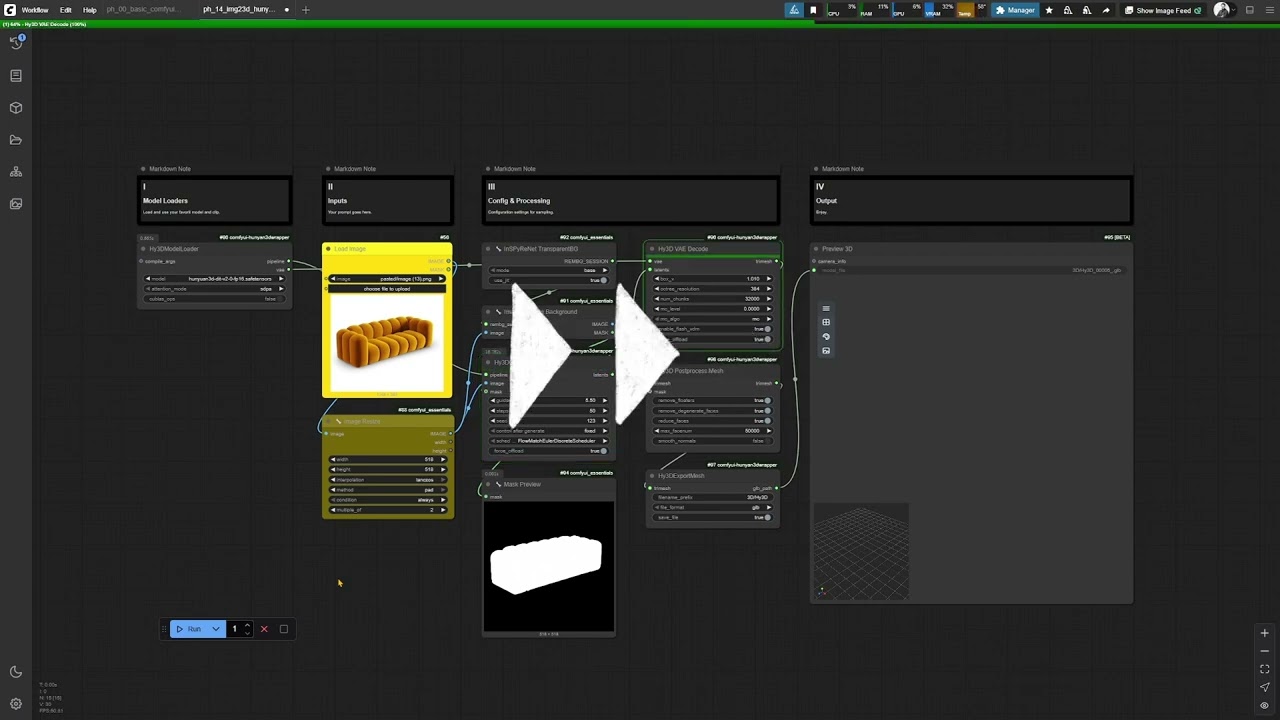 BASIC Comfyui Tutorial for Archviz x AI - 16/17 IMG23D