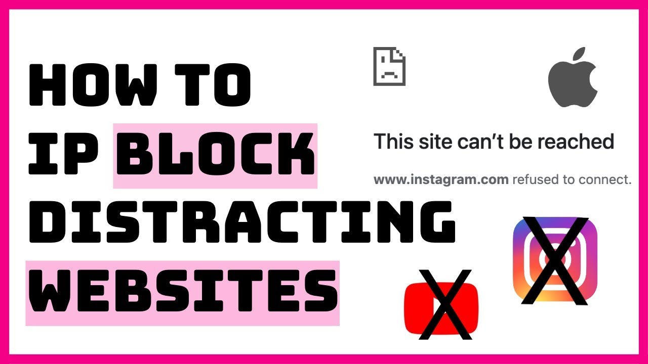 How to Block Websites on Mac/Linux (Easy Website blocking tutorial) Instagram, Youtube.