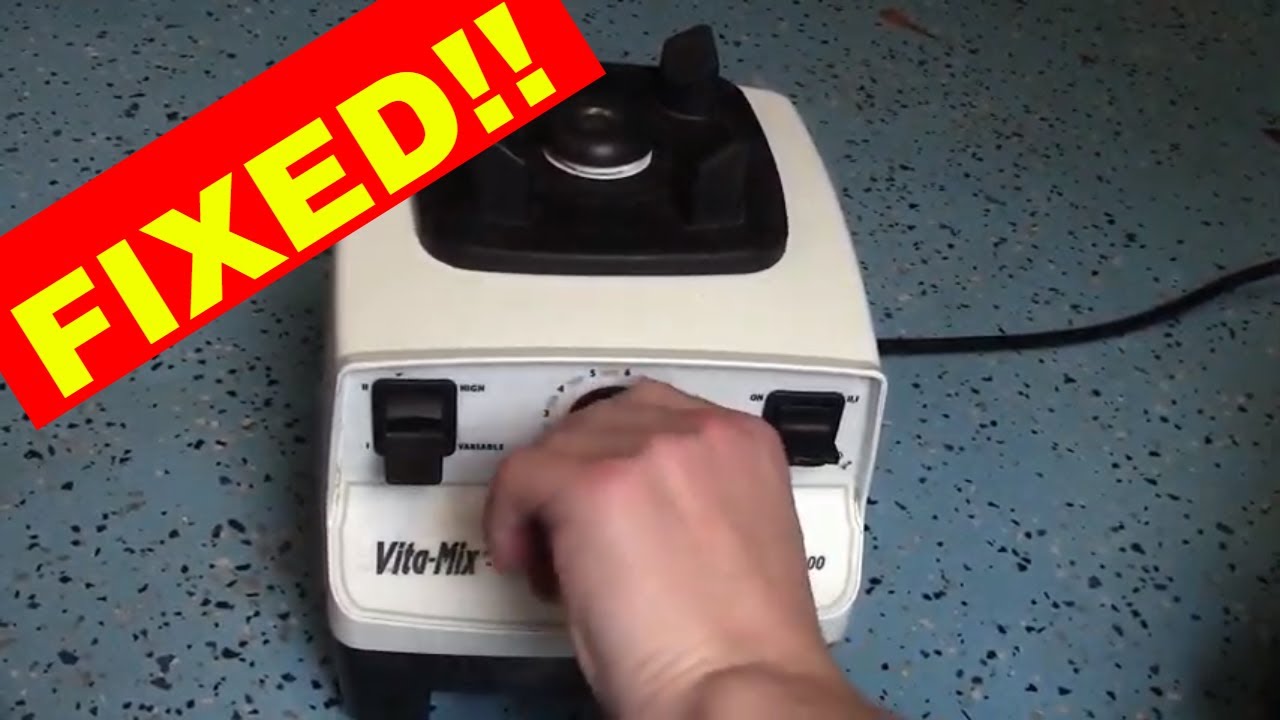 VitaMix Replace Jumpy Speed Control -- EASY Replacement of Broken Potentiometer /Rheostat