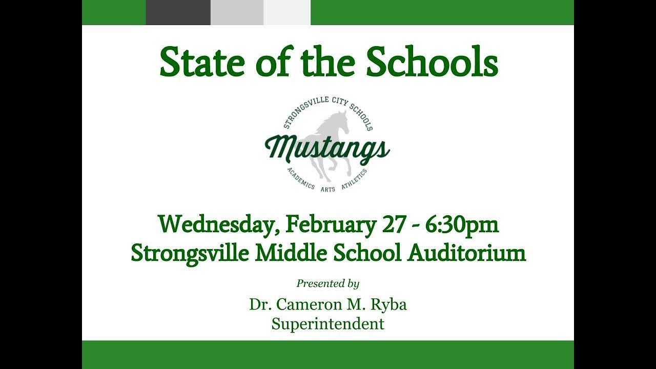 Strongsville City Schools - State of the Schools, February, 2019