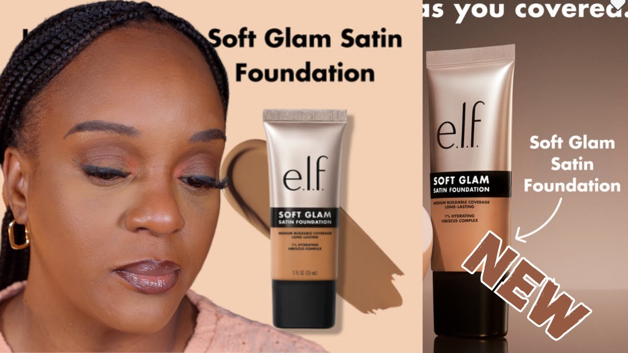 *NEW*ELF SOFT GLAM SATIN FOUNDATION 51 DEEP COOL- DRUGSTORE WINS AGAIN‼️